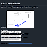 GoRecoverBlurText